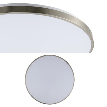 Astrid 21.25" Modern Minimalist Iron Circle Integrated LED Flush Mount - JONATHAN Y